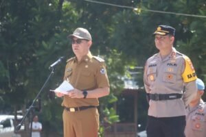 Walikota Caroll Senduk Pembina Apel Gelar Pasukan Operasi Kepolisian Terpusat Ketupat Samrat 2023